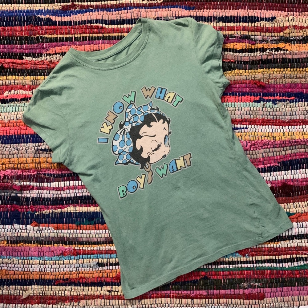 💛 2 for $13 💛 vintage betty boop graphic tee